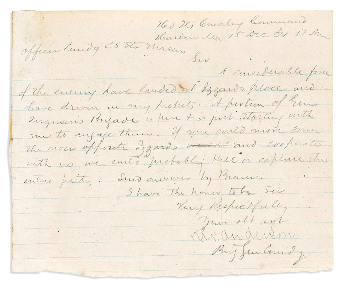 (CIVIL WAR--CONFEDERATE--NAVY.) Archive on the defense of Savannah in anticipation of Shermans March to the Sea.